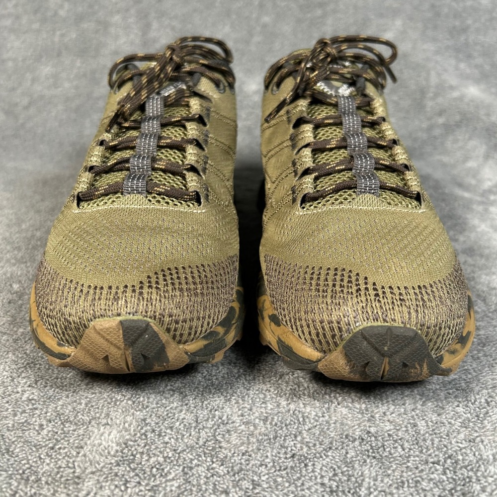 Merrell Moab Flight Mens 8 Trail Running Shoes Olive Camo J067441 Vibram Outsole - Picture 3 of 12
